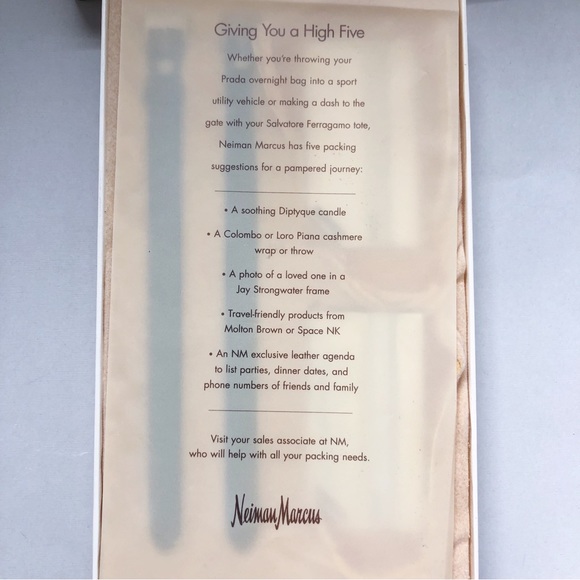 Vintage “New” Neiman Marcus Silver Luggage Tags - Picture 9 of 10